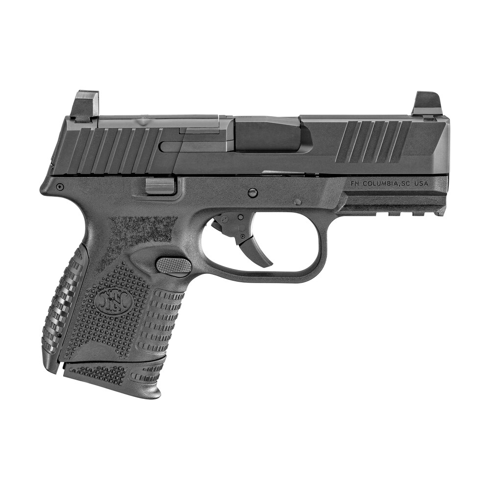 fn 66100572 509c mrd compact frame9mm luger 10+1 3.70" black recessed target crown steel barrel, black pvd optic ready/serrated steel slide & polymer frame w/picatinny rail, ambidextrous FN 66100572 509C MRD Compact Frame9mm Luger 10+1 3.70" Black Recessed Target Crown Steel Sports South item 118446