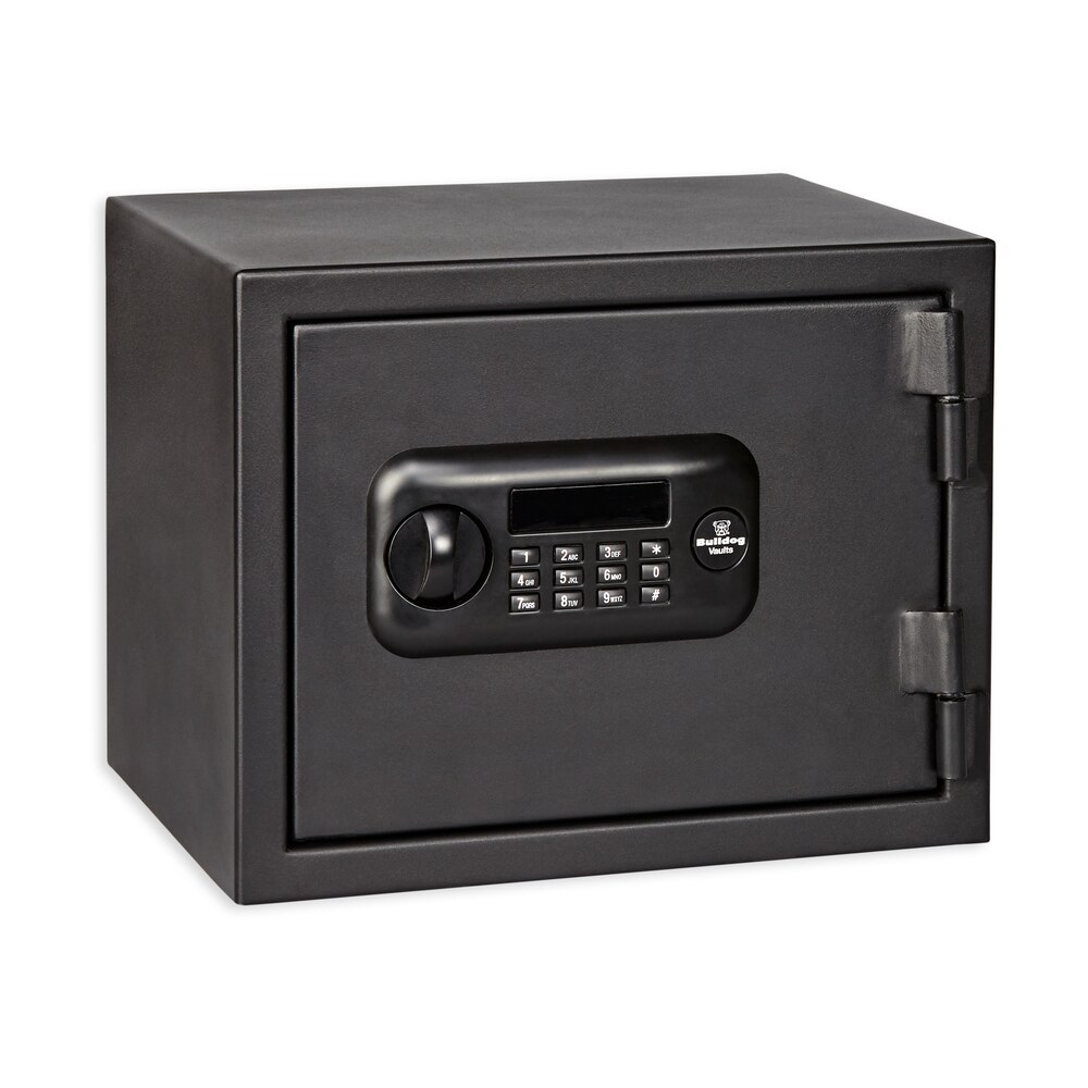 bulldog bd1090f digital fire safe vault keypad/key entry black steel 12" x 15" x 12" Bulldog BD1090F Digital Fire Safe Vault Keypad/Key Entry Black Steel 12" x 15" x 12" Sports South item 118535