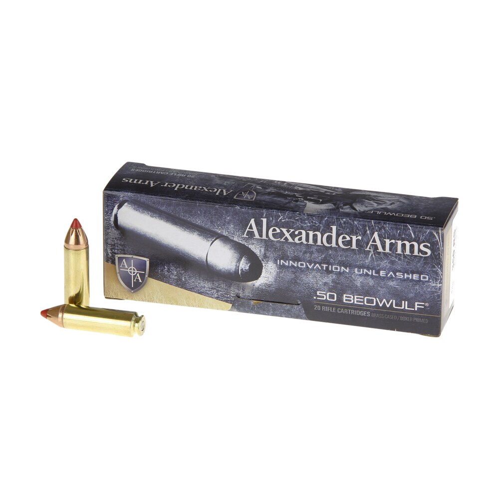 alexander arms ab300ftxbox ftx 50beowulf 300gr hornady ftx 20 per box/10 case Alexander Arms AB300FTXBOX FTX 50Beowulf 300gr Hornady FTX 20 Per Box/10 Case Sports South item 118739