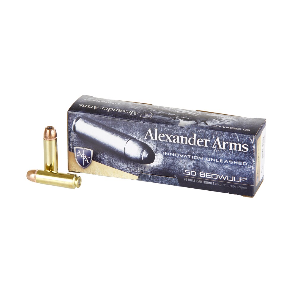 alexander arms ab350xtpbox xtp 50beowulf 350gr hornady xtp hollow point 20 per box/10 case Alexander Arms AB350XTPBOX XTP 50Beowulf 350gr Hornady XTP Hollow Point 20 Per Box/10 Case Sports South item 118758