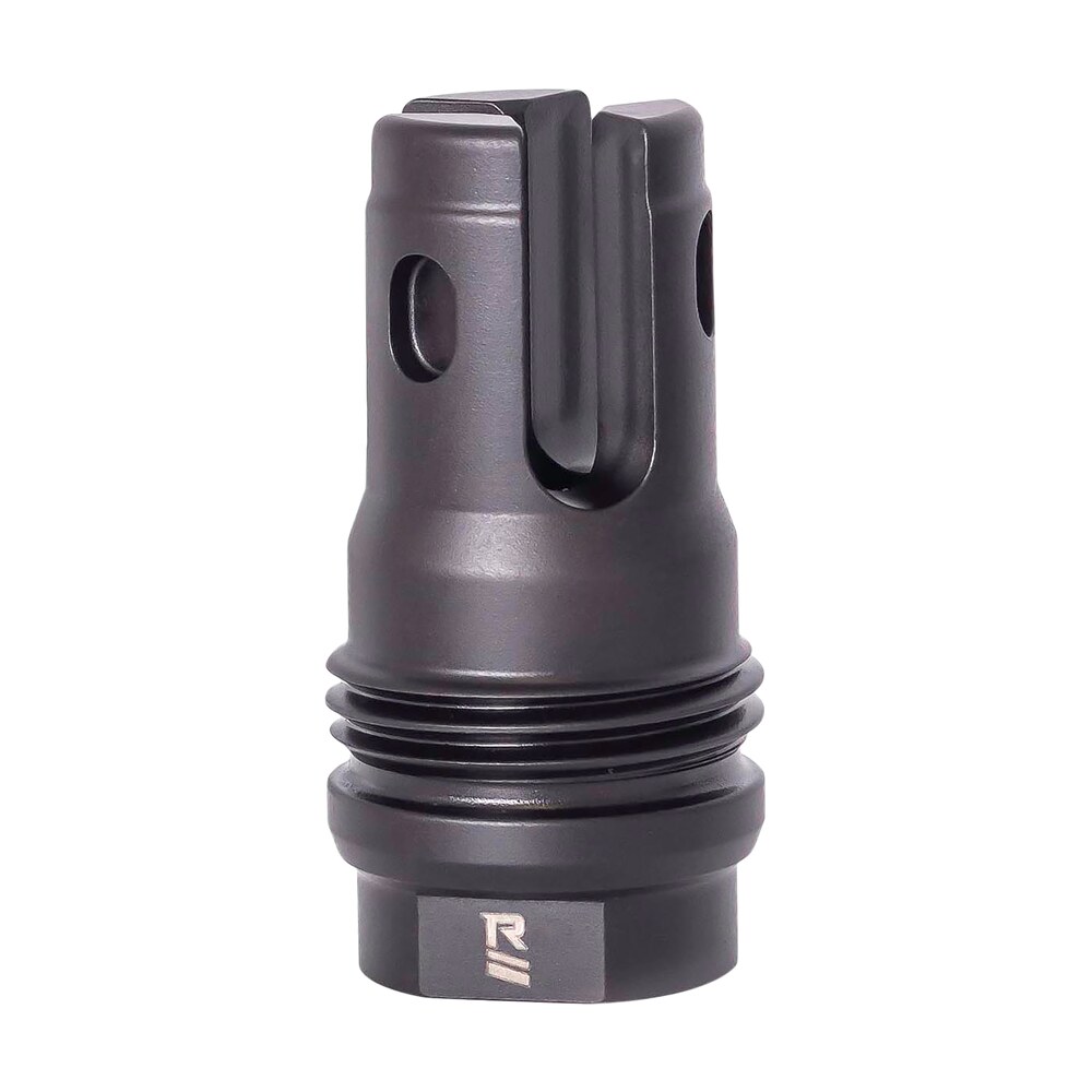 rugged suppressor fh012 r3 flash mitigation system black with m18x1 tpi threads & 2.13" oal for 7.62mm radiant762, surge762, razor762 & micro30 suppressors Rugged Suppressor FH012 R3 Flash Mitigation System Black Sports South item 118939