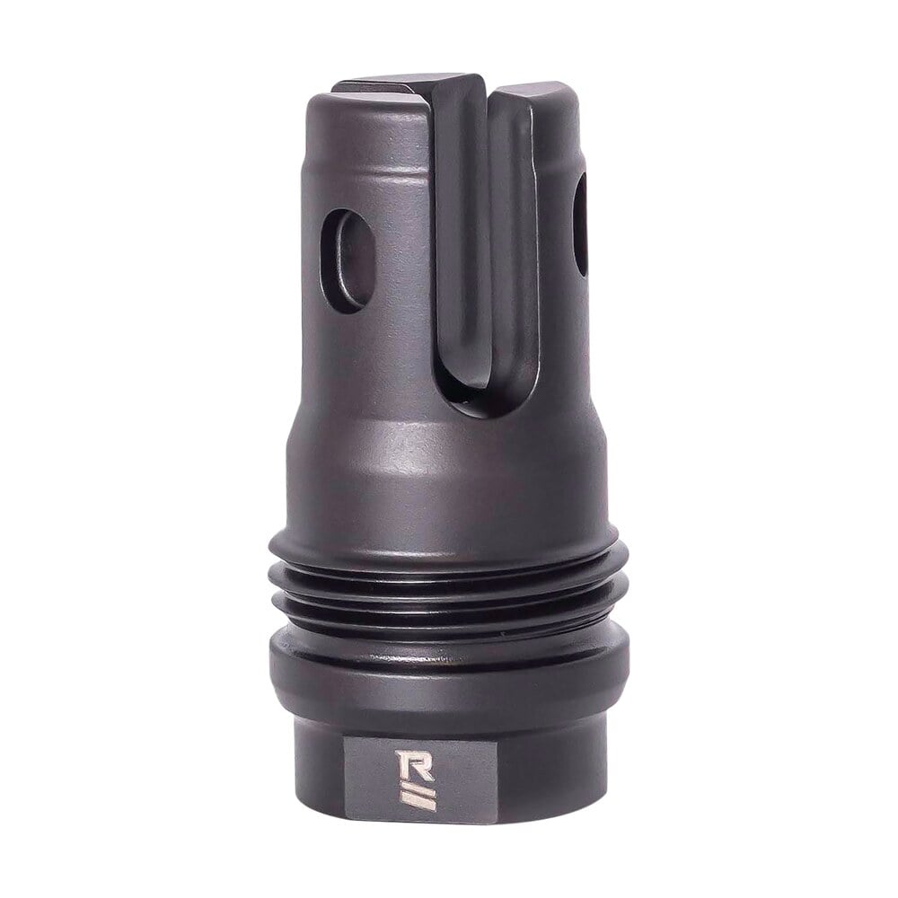 rugged suppressor fh014 r3 flash mitigation system black with 9/16x24 lh threads & 2.13" oal for 7.62mm radiant762, surge762, razor762 & micro30 suppressors Rugged Suppressor FH014 R3 Flash Mitigation System Black Sports South item 118941