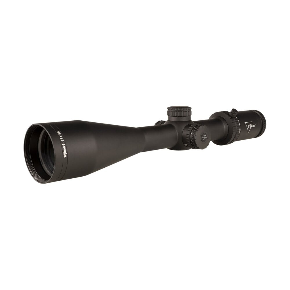trijicon 3000005 tenmile matte black 6 24x50mm 30mm tube led illuminated mrad ranging w/red dot reticle second focal plane Trijicon 3000005 Tenmile Matte Black 6-24x50mm 30mm Tube LED Illuminated MRAD Ranging Sports South item 119153