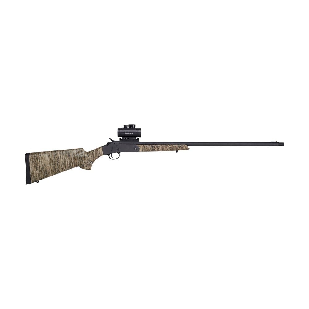 stevens 23218 301 turkey xp 20 gauge 3" 1rd 26" matte black barrel, mossy oak bottomland, ambidextrous includes 1x30 red dot & extra full choke tube Stevens 23218 301 Turkey XP 20 Gauge 3" 1rd 26" Matte Black Sports South item 119205