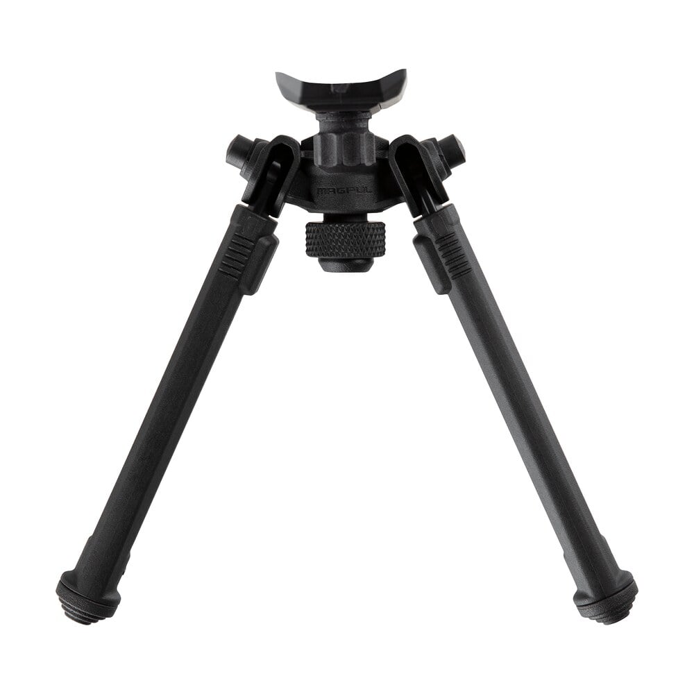 magpul mag1075 blk bipod made of aluminum with black finish, sling stud attachment, 6.30 10.30" vertical adjustment, & rubber feet for ar platform Magpul MAG1075-BLK Bipod made of Aluminum Sports South item 119227