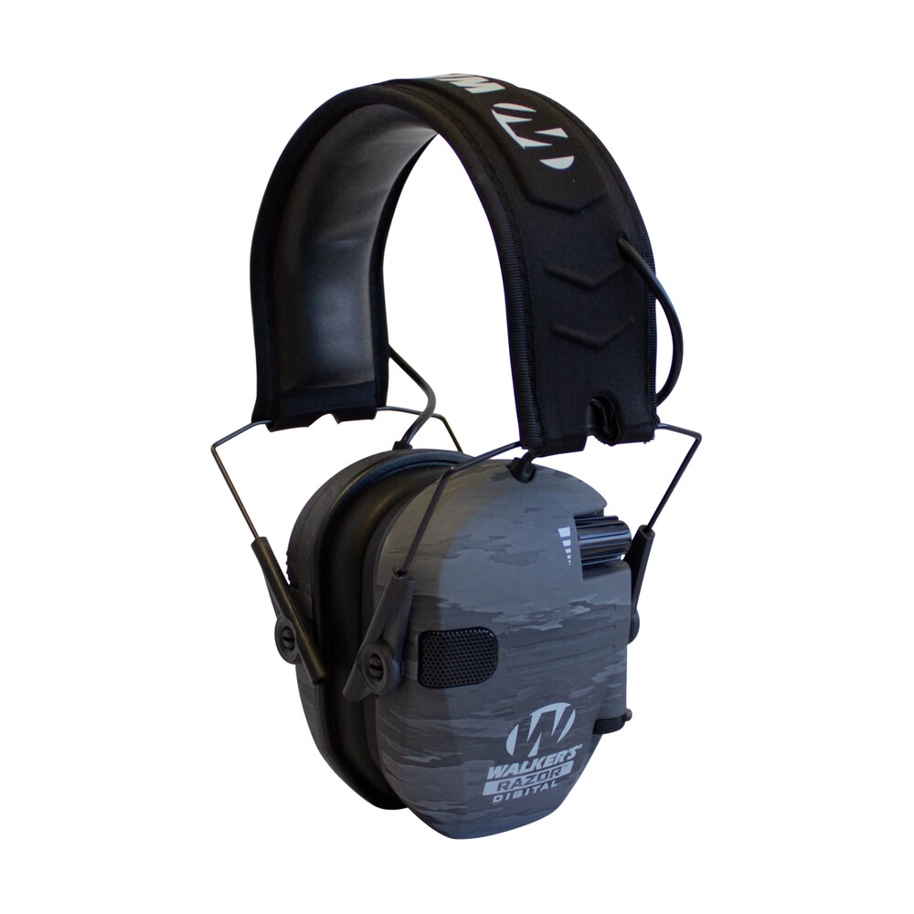 walker's gwpdrsemgst razor pro digital electronic muff 23 db over the head ghost camo/black polymer Walker's GWPDRSEMGST Razor PRO Digital Electronic Muff 23 dB Over the Head Ghost Camo/Black Sports South item 119558
