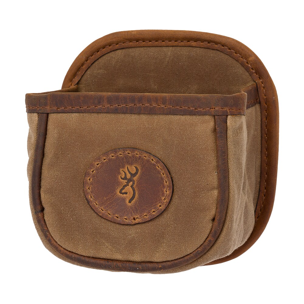 browning 121040084 santa fe shell carrier tan canvas/leather capacity 1 box belt clip mount Browning 121040084 Santa Fe Shell Carrier Tan Canvas/Leather Sports South item 119576