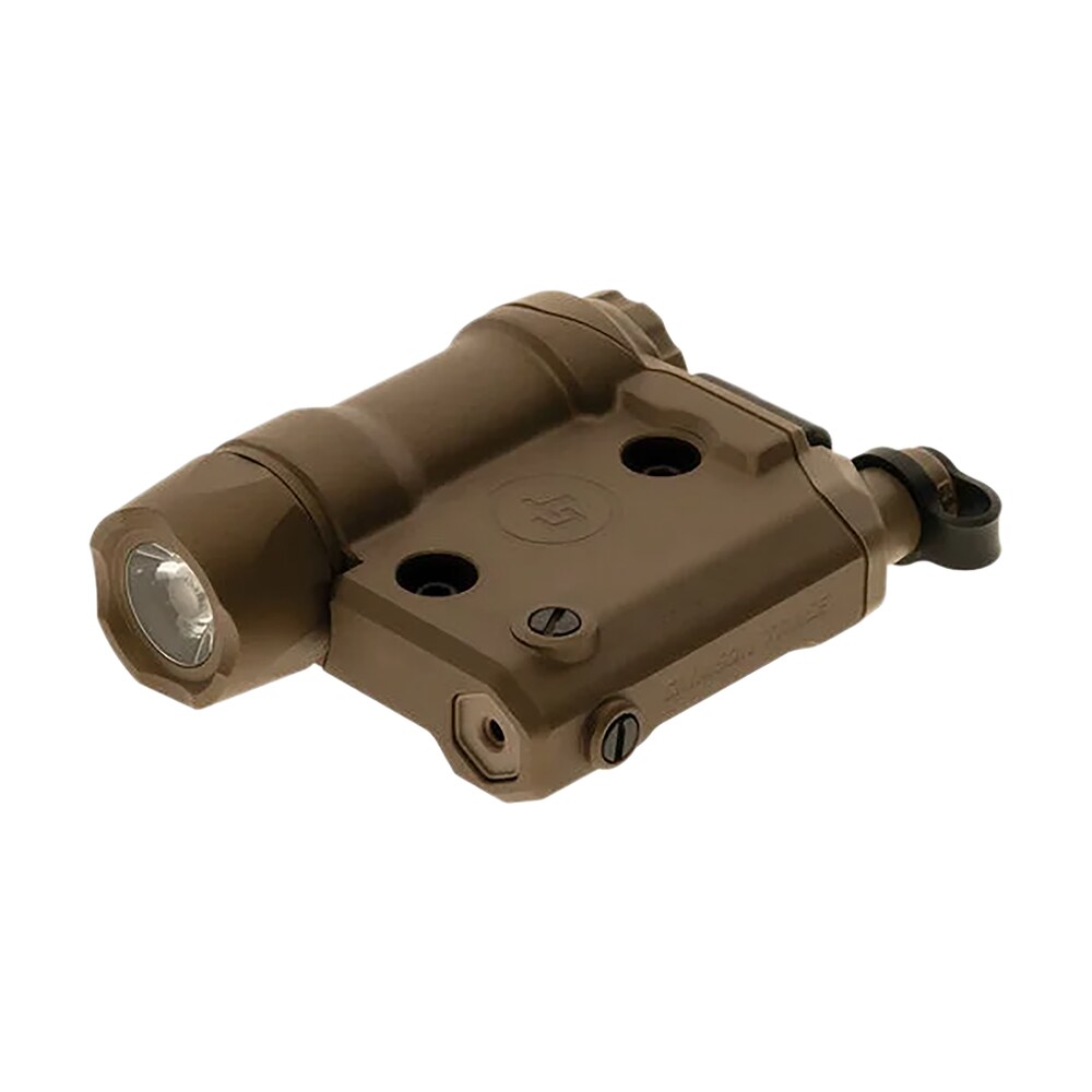 crimson trace 0100410 rail master pro tan green laser/white light 5mw/1000 lumens output, 532nm wavelength, picatinny rail mount Crimson Trace 0100410 Rail Master Pro Tan Green Laser/White Light 5mW/1000 Lumens Output, 532nM Sports South item 119706