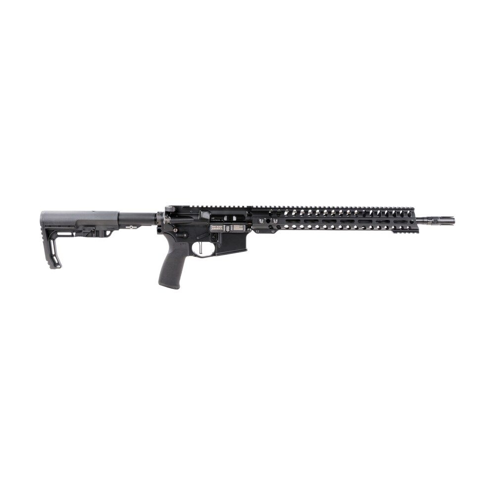 patriot ordnance factory 01648 minuteman direct impingement *ca compliant 5.56x45mm nato 16.50" 10+1 black hard coat anodized 6 position mft stock Patriot Ordnance Factory 01648 Minuteman Direct Impingement *CA Compliant 5.56x45mm NATO 16.50" Sports South item 119731