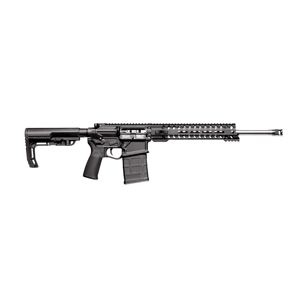 patriot ordnance factory 01662 rogue direct impingement 7.62x51mm nato 20+1 16.50" stainless steel barrel, black anodized receiver, 11" renegade handguard, synthetic 6 position mft minimalist stock Patriot Ordnance Factory 01662 Rogue Direct Impingement 7.62x51mm NATO 20+1 16.50" Stainless Sports South item 119736