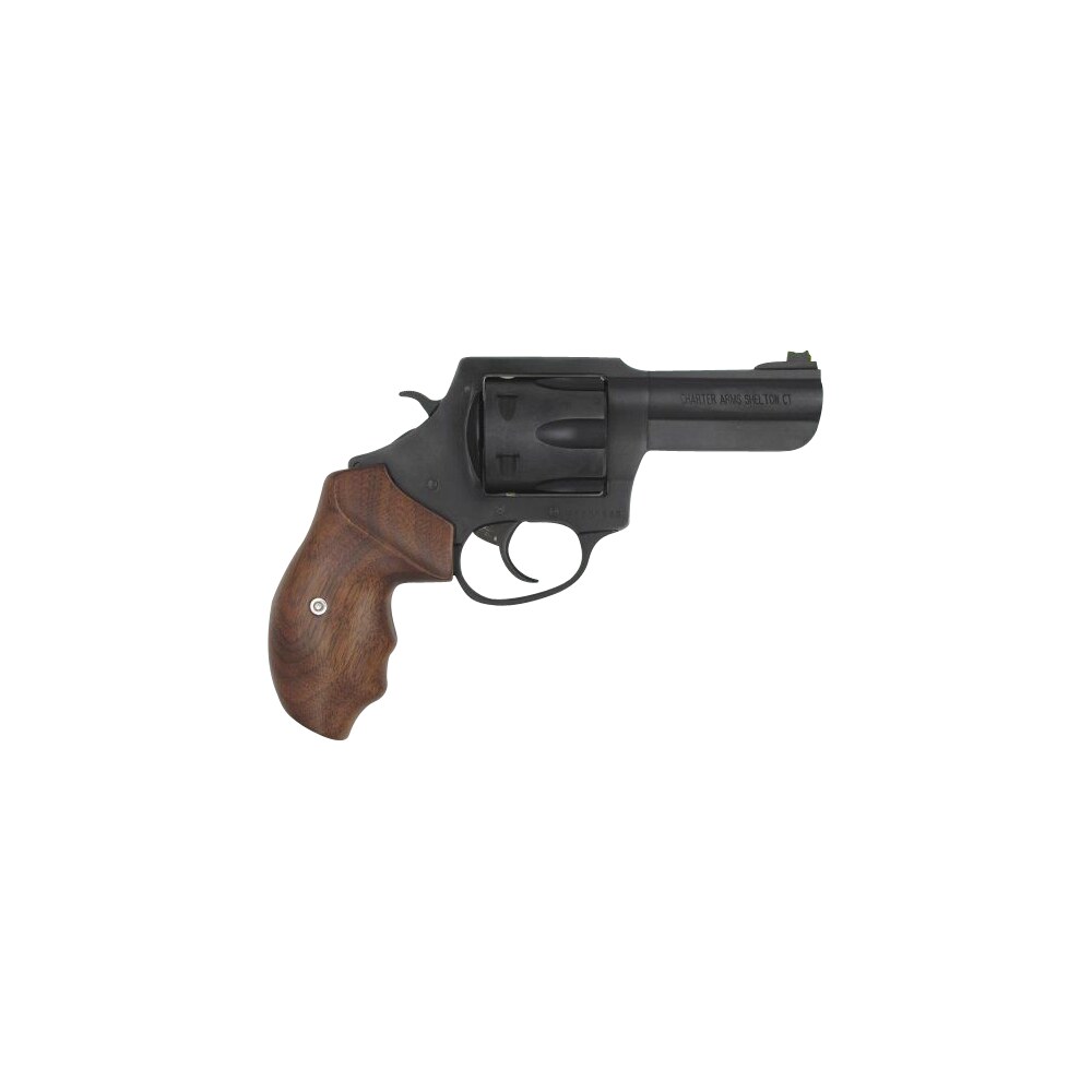 charter arms 63546 professional 357 mag 6 shot, 3" black nitride steel barrel, cylinder & frame w/walnut finger grooved grip Charter Arms 63546 Professional 357 Mag 6 Shot, 3" Black Nitride Steel Sports South item 119789