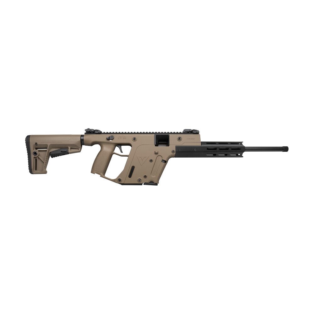 kriss usa kv22cfd00 vector crb gen2 full size 22 lr 10+1 16" black threaded barrel, flat dark earth picatinny rail aluminum receiver, m lok handguard, flat dark earth 6 position collapsible synthetic Kriss USA KV22CFD00 Vector CRB Gen2 Full Size 22 LR 10+1 16" Black Threaded Sports South item 119863