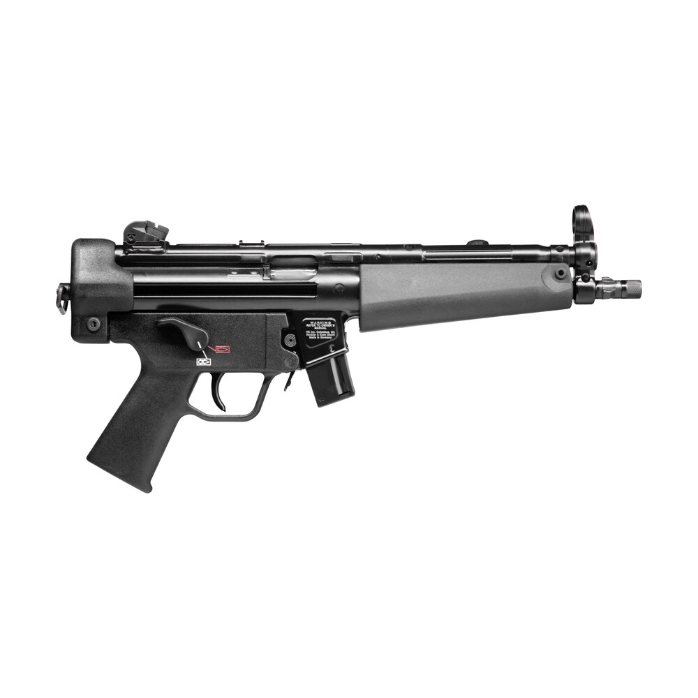 hk 81000478 sp5 9mm luger caliber with 8.86" barrel, 10+1 capacity, overall black finish & polymer grip includes 2 mags HK 81000478 SP5 9mm Luger Caliber Sports South item 119911