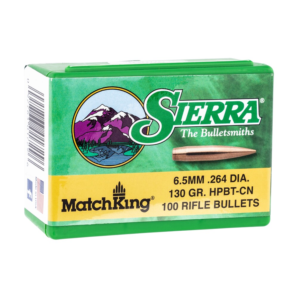 sierra 1729 matchking 6.5creedmoor 130gr hollow point boat tail 100/box Sierra 1729 MatchKing 6.5Creedmoor 130gr Hollow Point Boat Tail 100/Box Sports South item 119960