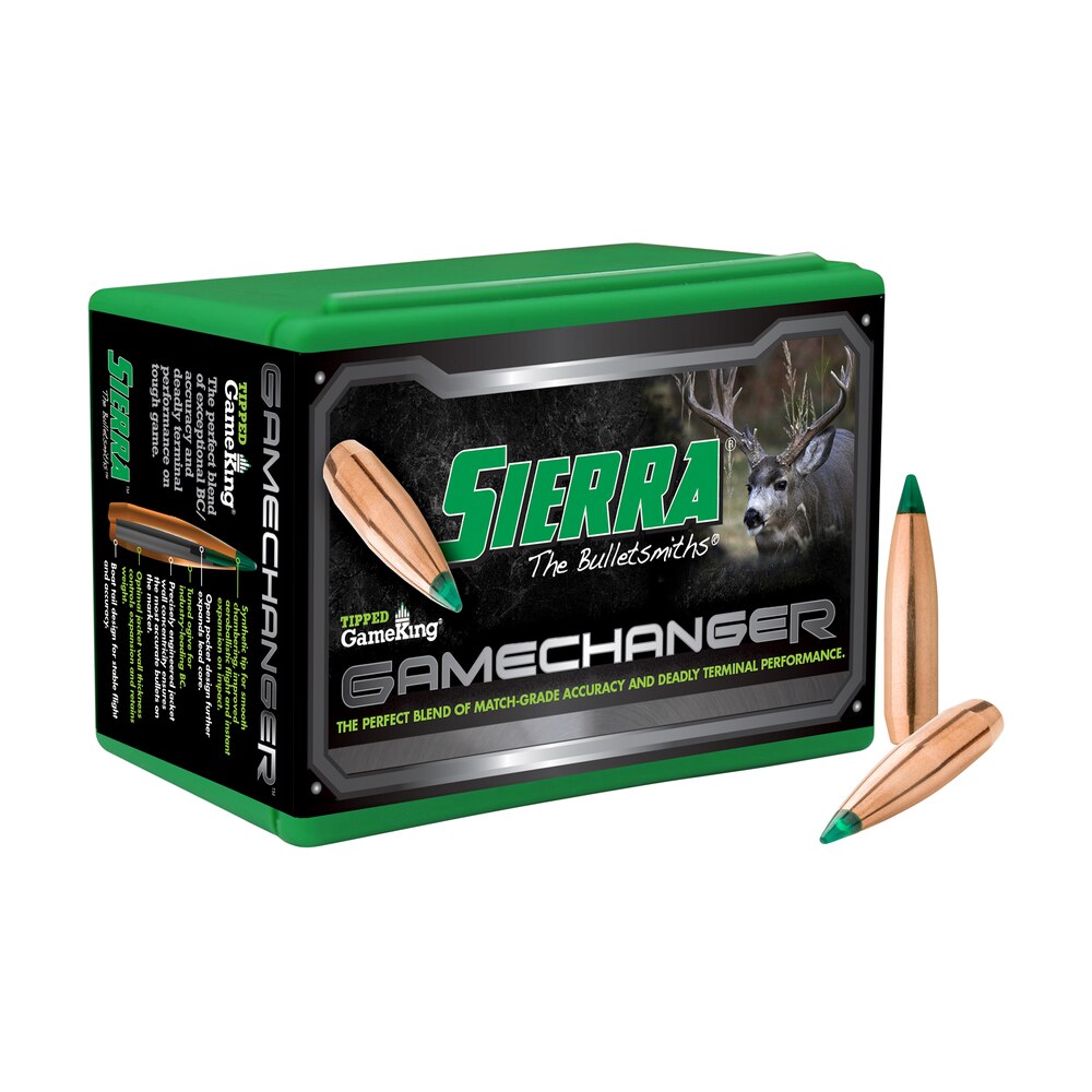 sierra 4550 tipped gameking 7mm 150gr tipped gameking 100/box Sierra 4550 Tipped GameKing 7mm 150gr Tipped GameKing 100/Box Sports South item 119961