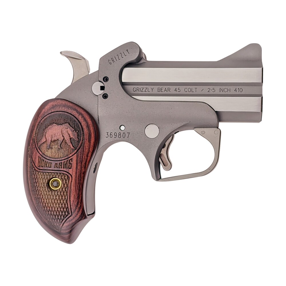 bond arms bagr grizzly rough series 45 colt/410 gauge 2rd shot 3" extended rosewood grips right hand Bond Arms BAGR Grizzly Rough Series 45 Colt/410 Gauge 2rd Shot 3" Extended Rosewood Grips Right Sports South item 120047