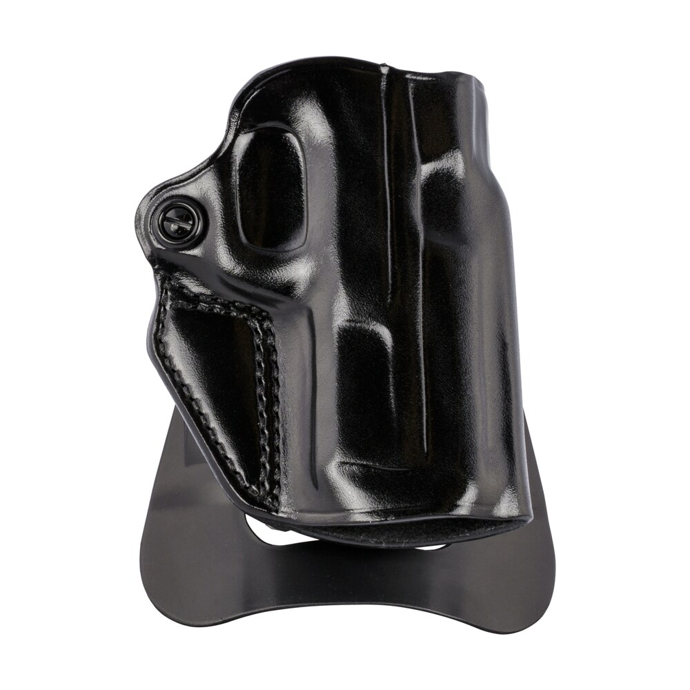 galco sm2858b speed master 2.0 owb black leather paddle fits s&w m&p shield ez right hand Galco SM2858B Speed Master 2.0 OWB Black Leather Paddle Sports South item 120179