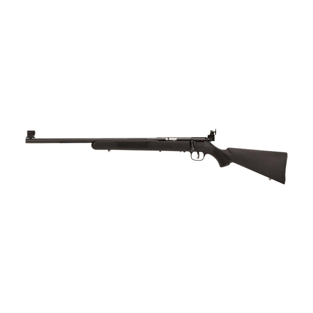 savage arms 28901 mark i fvt full size 22 long/22 short/22 lr 1rd 21" black satin heavy barrel, satin black carbon steel receiver, black fixed synthetic stock, left hand Savage Arms 28901 Mark I FVT Full Size 22 Long/22 Short/22 LR 1rd 21" Black Satin Heavy Sports South item 120323