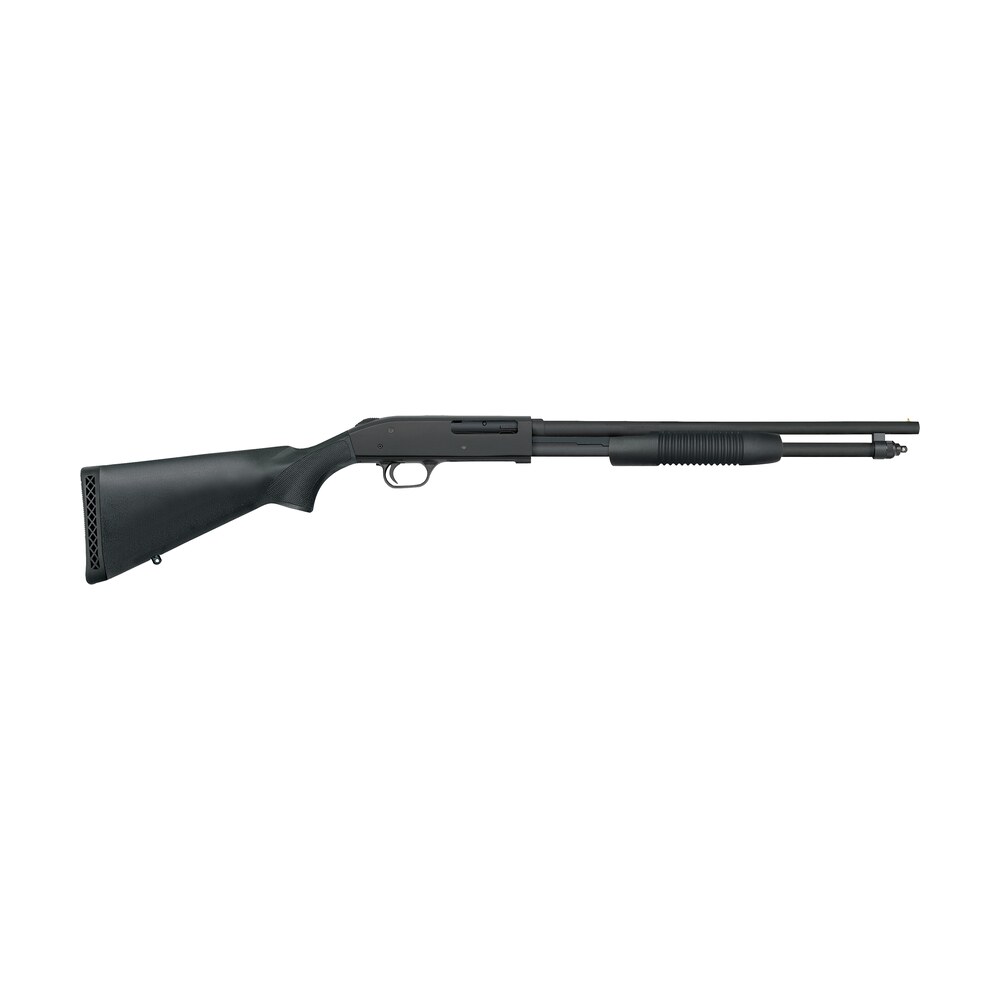mossberg 50700 590 persuader 410 gauge 6+1 3" 18.50" cylinder bore barrel, matte blued metal finish, drilled & tapped receiver, synthetic stock Mossberg 50700 590 Persuader 410 Gauge 6+1 3" 18.50" Cylinder Bore Sports South item 120396