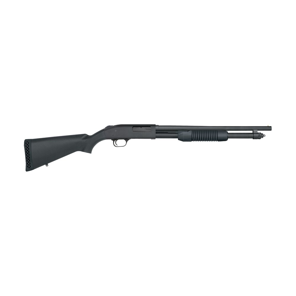 mossberg 50698 590 persuader 20 gauge 6+1 3" 18.50" cylinder bore barrel, matte blued metal finish, drilled & tapped receiver, synthetic stock Mossberg 50698 590 Persuader 20 Gauge 6+1 3" 18.50" Cylinder Bore Sports South item 120398