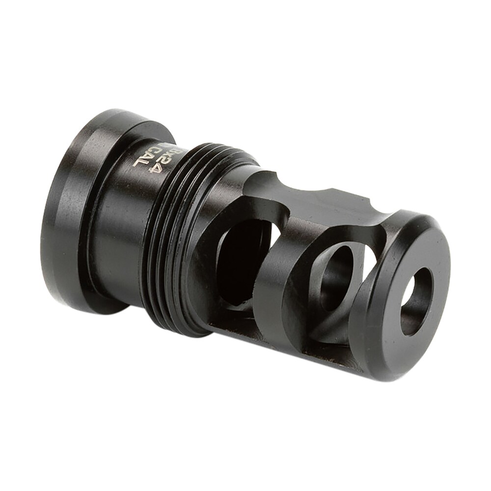 griffin armament tmpb65mm5824 paladin 2 port taper mount black melonite qpq 17 4 stainless steel with 5/8" 24 tpi threads, 1.88" oal & 1.07" diameter for 6.5mm Griffin Armament TMPB65MM5824 Paladin 2 Port Taper Mount Black Melonite QPQ 17-4 Stainless Sports South item 120553