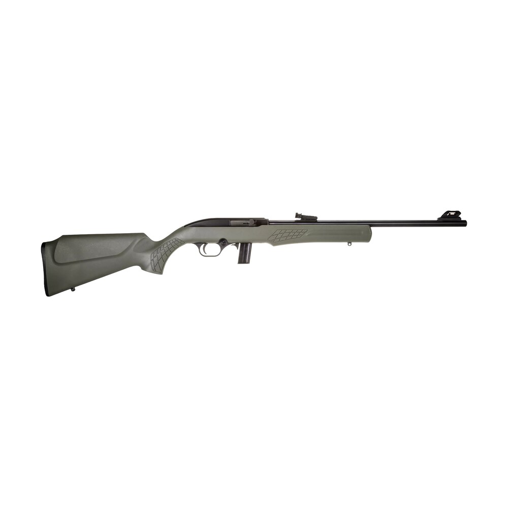 rossi rs22l1811od rs22 semi auto 22 lr caliber with 10+1 capacity, 18" barrel, matte black metal finish & monte carlo od green synthetic stock right hand (full size) Rossi RS22L1811OD RS22 Semi-Auto 22 LR Caliber Sports South item 120776