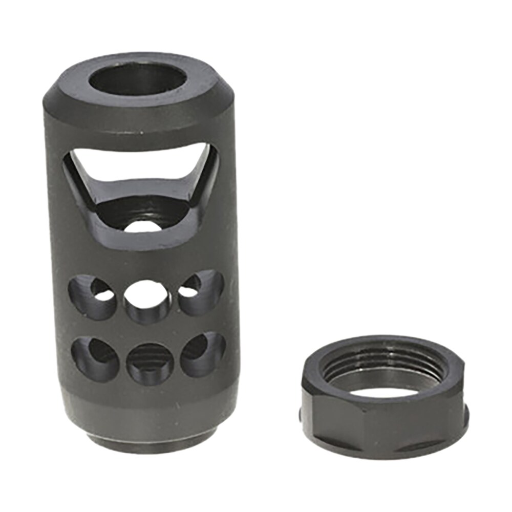 ruger 90641 american muzzle brake black matte steel 11/16"x24 threads, 2.20" oal, 1" diameter 45 70 gov/450 bushmaster Ruger 90641 American Muzzle Brake Black Matte Steel 11/16"x24 Threads, 2.20" OAL, 1" Diameter Sports South item 120859