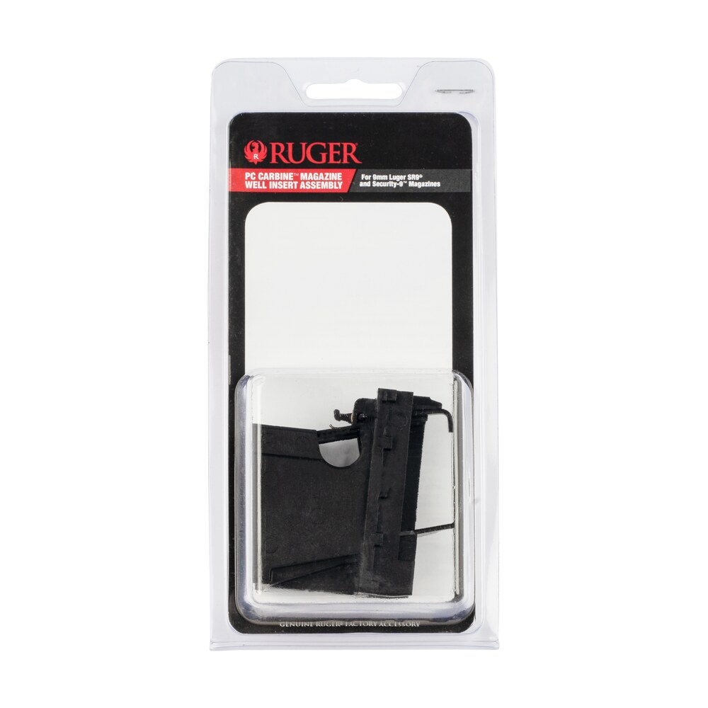 ruger 90653 mag well insert assembly 9mm luger 40 s&w fits ruger pc carbine, compatible w/ruger sr & security 9 mags black polymer Ruger 90653 Mag Well Insert Assembly 9mm Luger 40 S&W Sports South item 120860