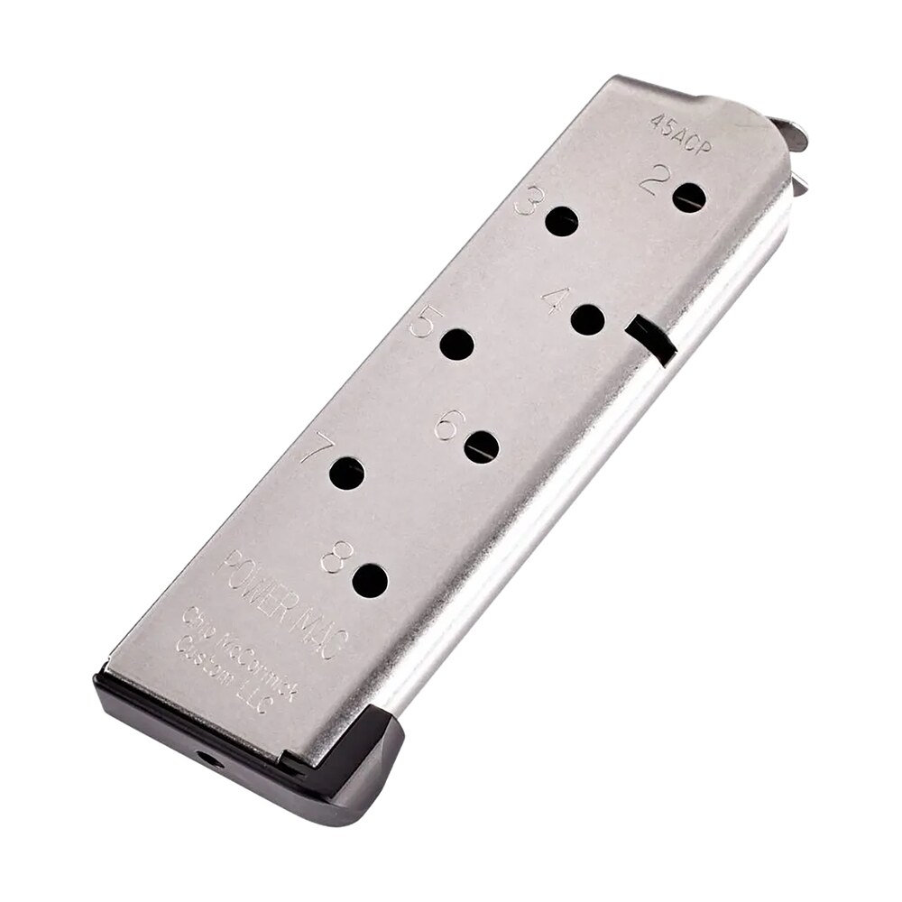cmc products 16132c power mag 8rd 45 acp fits 1911 officer black stainless steel CMC Products 16132C Power Mag 8rd 45 ACP Sports South item 12097