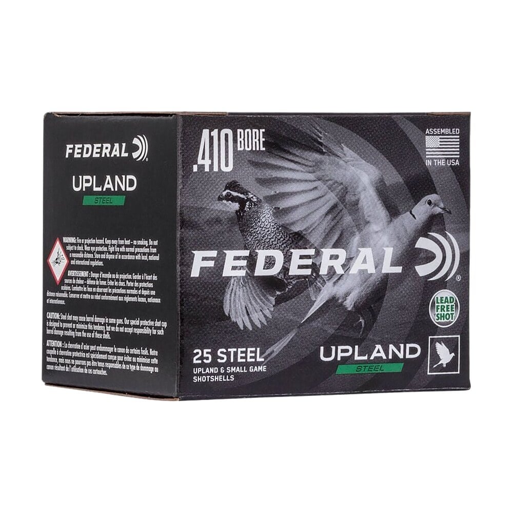 federal ush4106 upland field & range 410gauge 3" 3/8oz 6shot 25 per box/10 case Federal USH4106 Upland Field & Range 410Gauge 3" 3/8oz 6Shot 25 Per Box/10 Case Sports South item 121013