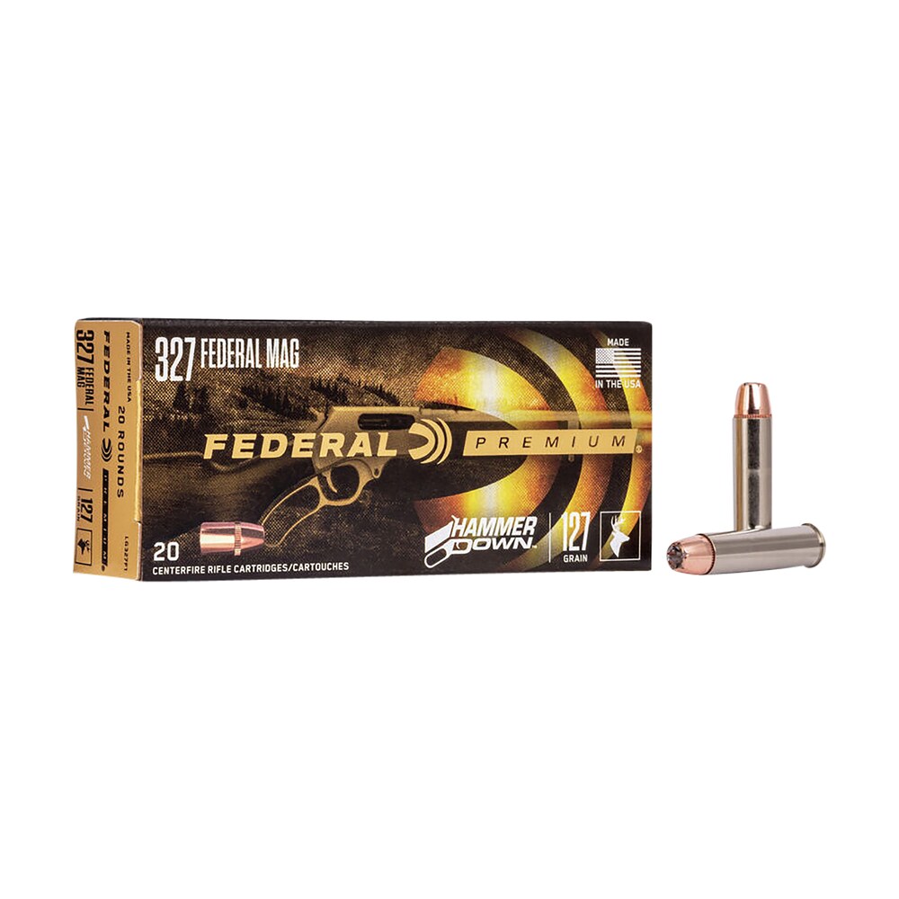 federal lg327f1 premium hammerdown 327federalmag 127gr bonded hollow point 20 per box/10 case Federal LG327F1 Premium HammerDown 327FederalMag 127gr Bonded Hollow Point 20 Per Box/10 Case Sports South item 121115