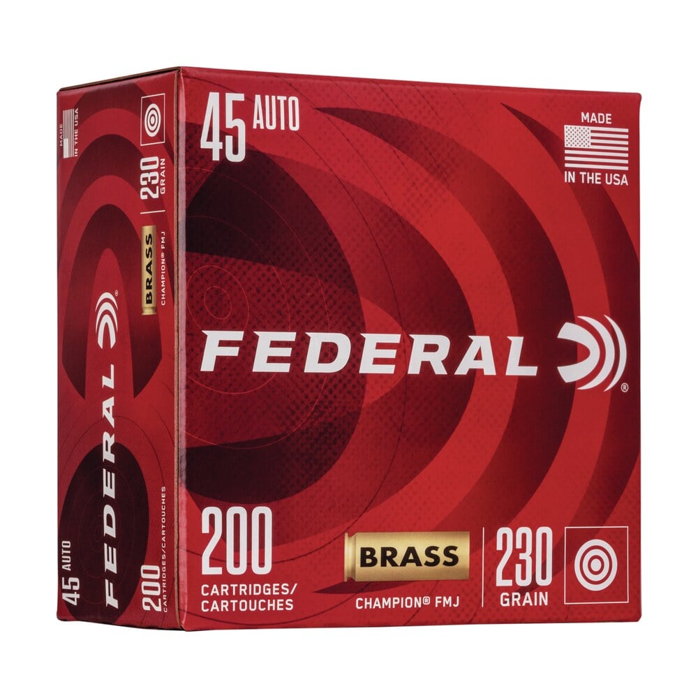 federal wm52332 champion training 45acp 230gr full metal jacket 200 per box/5 case Federal WM52332 Champion Training 45ACP 230gr Full Metal Jacket 200 Per Box/5 Case Sports South item 121151