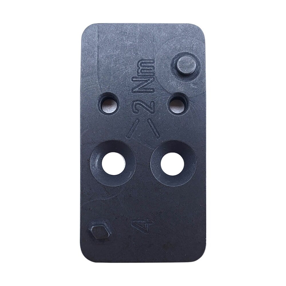 hk 50254264 optic plate #4 black steel, fits hk vp9 or leupold deltapoint pattern footprint mount HK 50254264 Optic Plate #4 Black Steel, Sports South item 121240