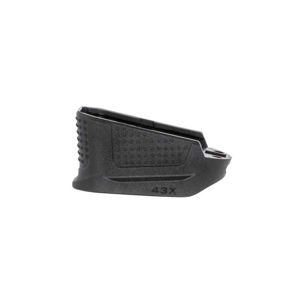 strike industries empg43xbk enhanced magazine plate made of polymer with black finish & extra gripping surface for glock 43x magazines (adds 2rds) Strike Industries EMPG43XBK Enhanced Magazine Plate made of Polymer Sports South item 121338