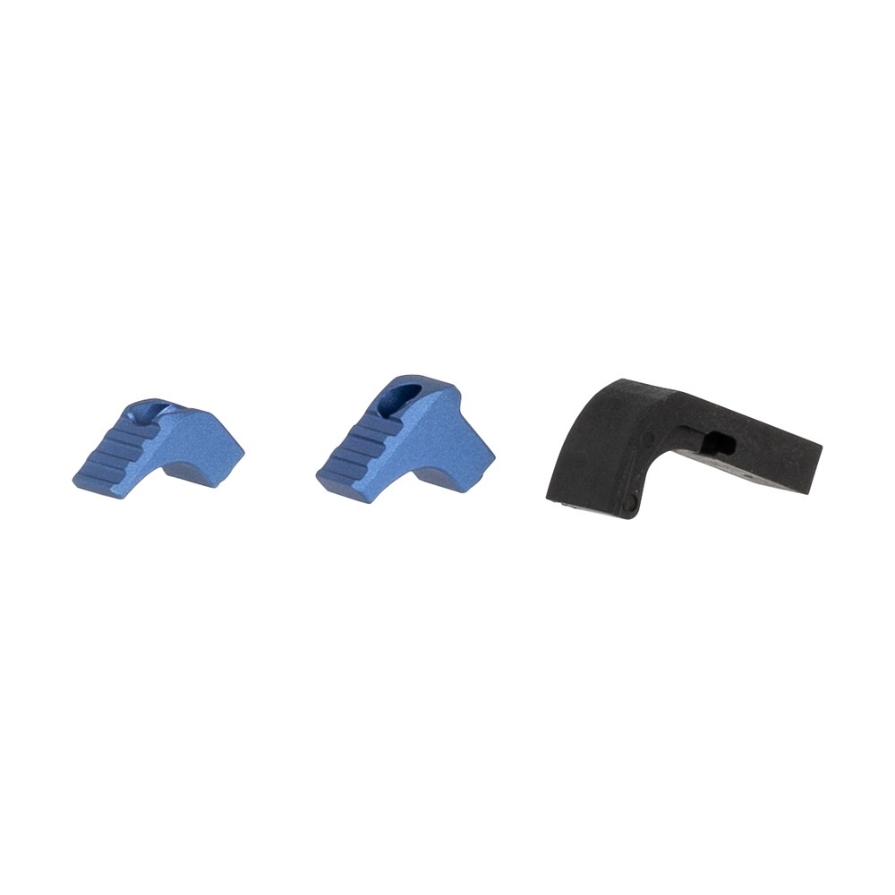 strike industries g4magreleaseblu modular magazine release magazine release compatible w/glock 17/19/19x/22/23/26/27/31 35/37 39/45 gen 4 5, blue aluminum Strike Industries G4MAGRELEASEBLU Modular Magazine Release Magazine Release Compatible Sports South item 121342
