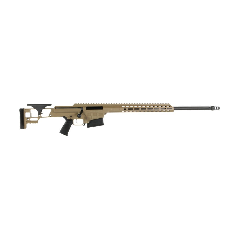 barrett 18503 mrad 338 lapua mag 26" 10+1 flat dark earth cerakote flat dark earth fixed adjustable comb stock black polymer grip right hand Barrett 18503 MRAD 338 Lapua Mag 26" 10+1 Flat Dark Earth Cerakote Flat Dark Earth Fixed Sports South item 121521
