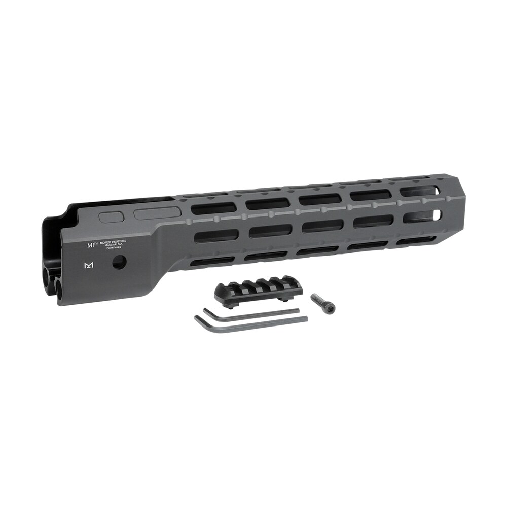midwest industries micrpc9 combat ruger pc9 m lok handguard black hardcoat anodized 6061 t6 aluminum 12" Midwest Industries MICRPC9 Combat Ruger PC9 M-Lok Handguard Black Hardcoat Anodized 6061-T6 Sports South item 121674