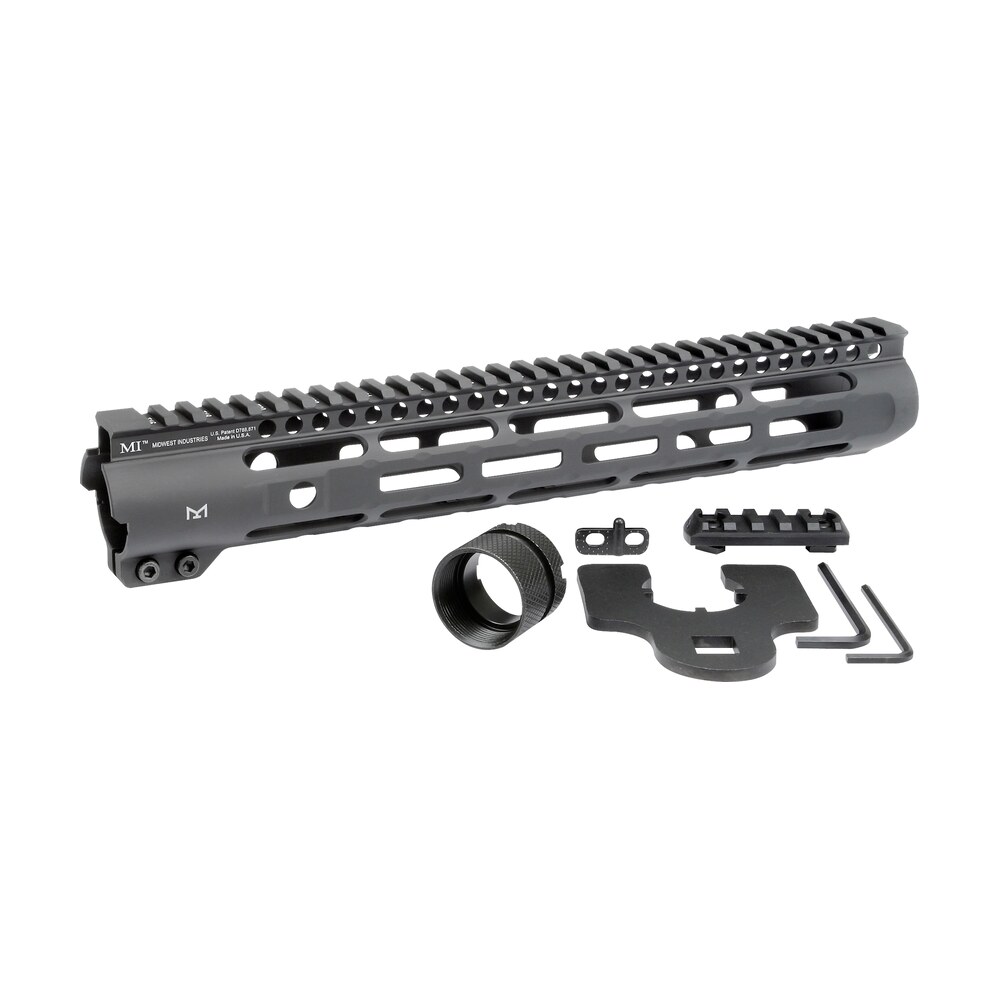 midwest industries mislh12625 slimline ar 15 black hardcoat anodized aluminum/polymer 12.625" picatinny/m lok Midwest Industries MISLH12625 Slimline AR-15 Black Hardcoat Anodized Aluminum/Polymer 12.625" Sports South item 121681