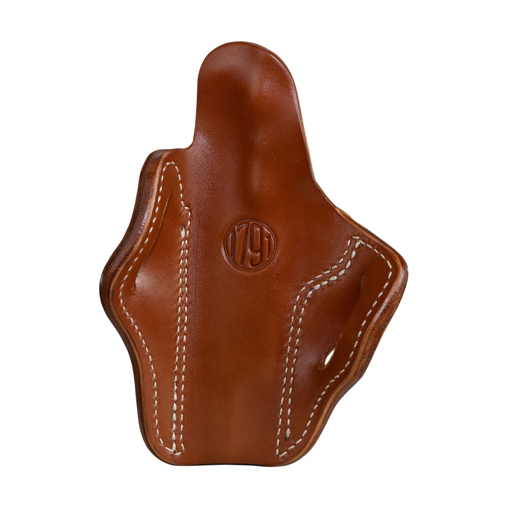 1791 gunleather orbh1cbrr bh1 optic ready owb 01 classic brown leather belt slide fits 5" 1911 right hand 1791 Gunleather ORBH1CBRR BH1 Optic Ready OWB 01 Classic Brown Leather Belt Slide Sports South item 121728