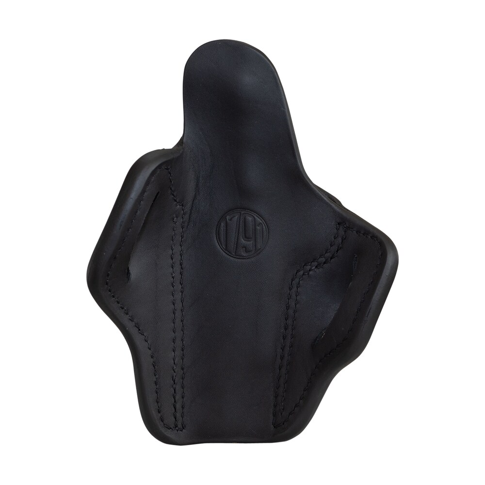 1791 gunleather orbh1sblr bh1 optic ready owb size 01 stealth black leather belt slide fits 5" 1911 right hand 1791 Gunleather ORBH1SBLR BH1 Optic Ready OWB Size 01 Stealth Black Leather Belt Slide Sports South item 121729