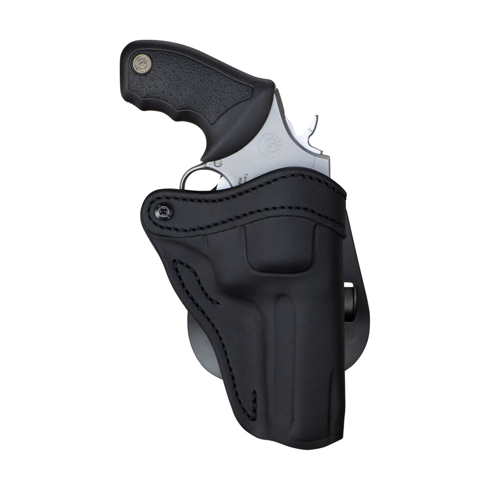 1791 gunleather pdhr2sblr rvh2 owb stealth black leather paddle fits ruger gp100 right hand 1791 Gunleather PDHR2SBLR RVH2 OWB Stealth Black Leather Paddle Sports South item 121763