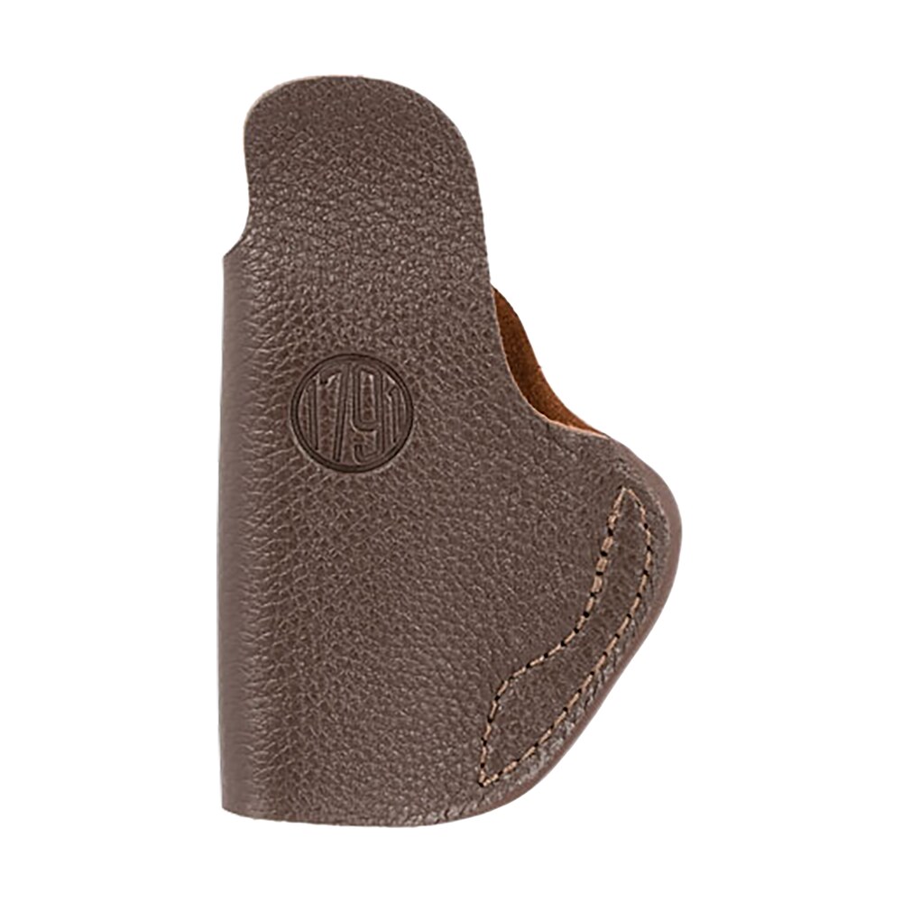 1791 gunleather fcd1brwr fair chase iwb size 01 classic brown deer hide belt clip fits ruger lcp 380/s&w bodyguard right hand 1791 Gunleather FCD1BRWR Fair Chase IWB Size 01 Classic Brown Deer Hide Belt Clip Sports South item 121774