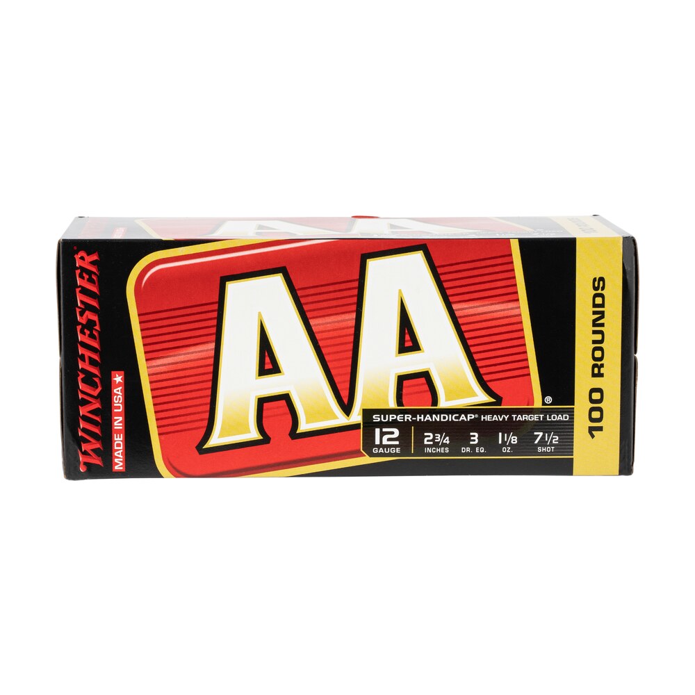 winchester ammo aaha127vp aa super handicap heavy target 12gauge 2.75" 1 1/8oz 7.5shot 100 bx/2 case *value pack Winchester Ammo AAHA127VP AA Super Handicap Heavy Target 12Gauge 2.75" 1 1/8oz 7.5Shot 100 Bx/2 Sports South item 121864