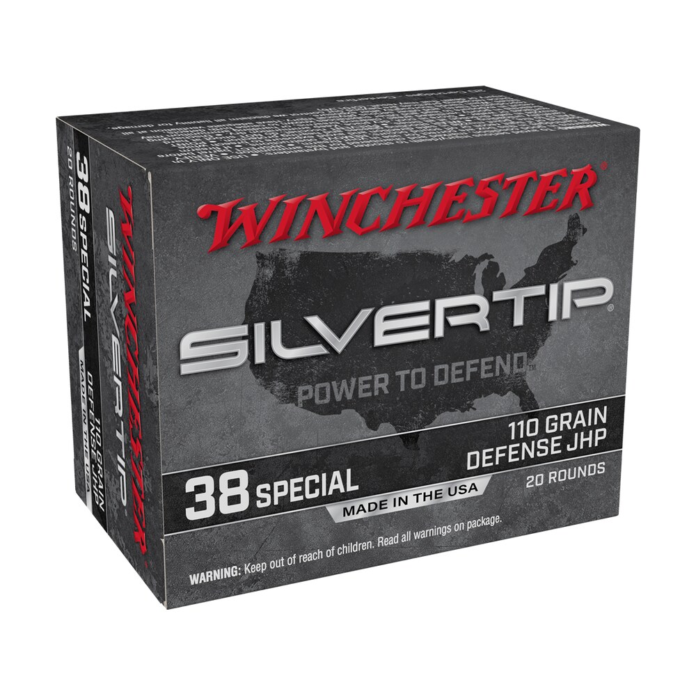 winchester ammo w38st silvertip 38special 110gr silvertip jacket hollow point 20 per box/10 case Winchester Ammo W38ST Silvertip 38Special 110gr Silvertip Jacket Hollow Point 20 Per Box/10 Sports South item 121886