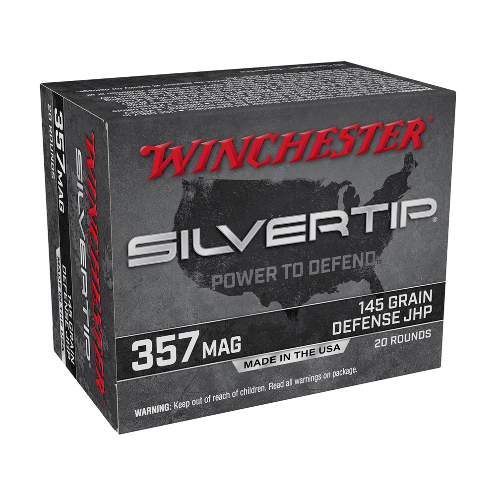 winchester ammo w357st silvertip 357mag 145gr silvertip jacket hollow point 20 per box/10 case Winchester Ammo W357ST Silvertip 357Mag 145gr Silvertip Jacket Hollow Point 20 Per Box/10 Case Sports South item 121889