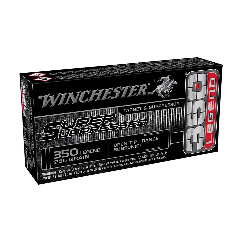 winchester ammo sup350 super suppressed 350legend 255gr open tip range 20 per box/10 case Winchester Ammo SUP350 Super Suppressed 350Legend 255gr Open Tip Range 20 Per Box/10 Case Sports South item 121902