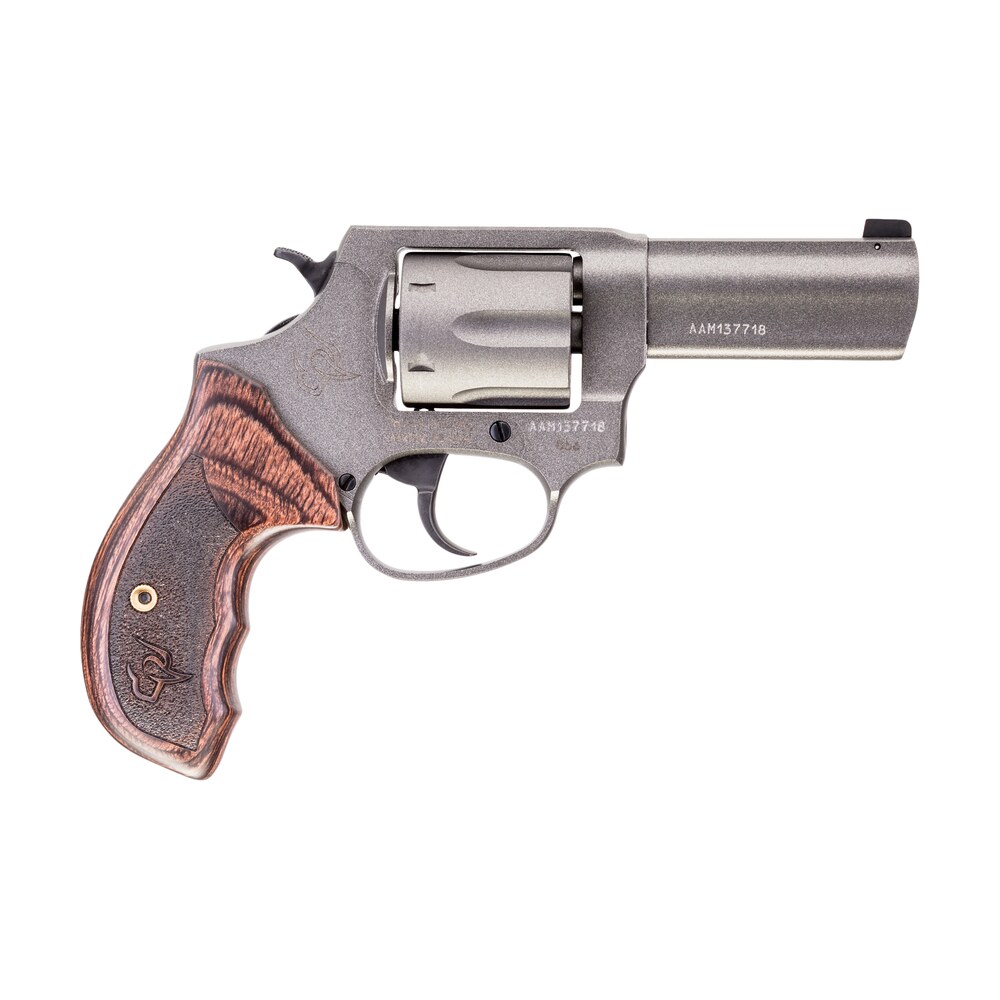 taurus 2 8563cns 856 defender small 38 special +p 6 shot 3" tungsten cerakote stainless steel barrel, cylinder & frame, altamont wood grip, transfer bar safety, exposed hammer Taurus 2-8563CNS 856 Defender Small 38 Special +P 6 Shot 3" Tungsten Cerakote Stainless Steel Sports South item 121949
