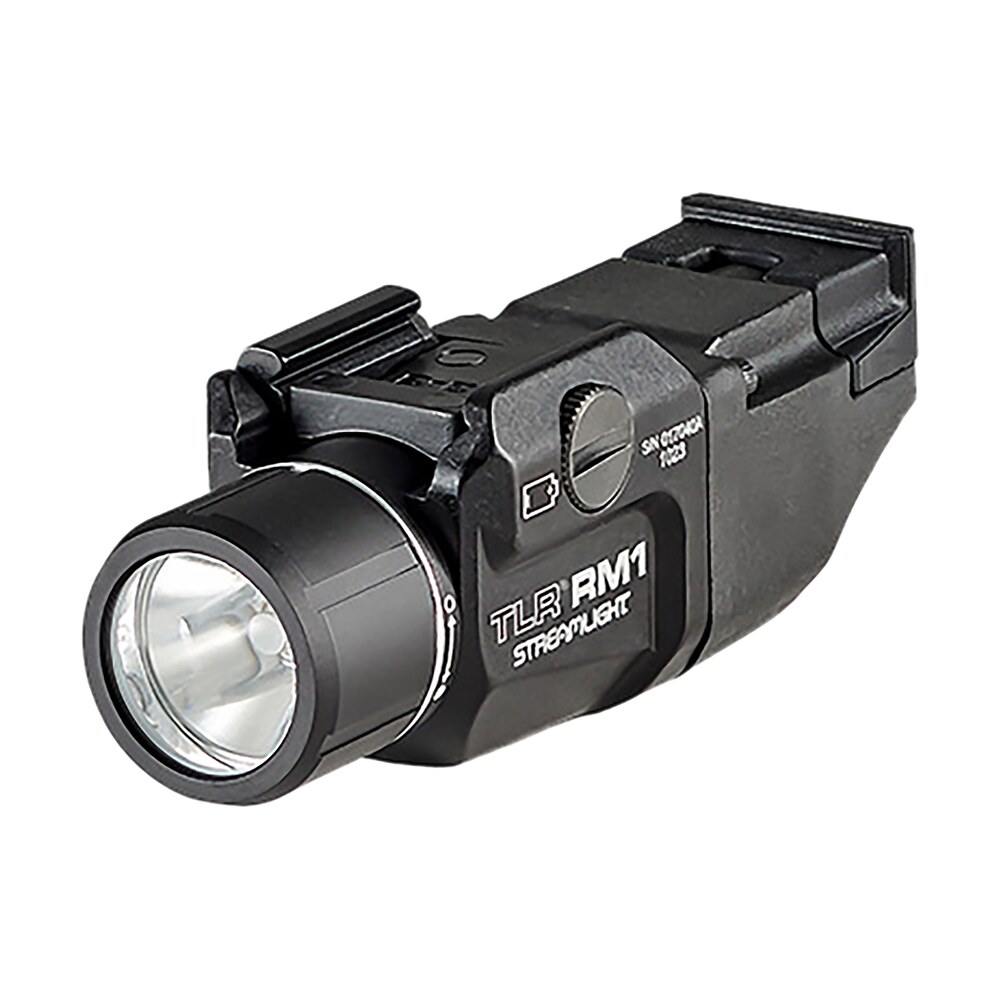 streamlight 69441 tlr 1 rm black anodized aluminum, 500 lumens, white 210 meters beam, picatinny rail mount Streamlight 69441 TLR-1 RM Black Anodized Aluminum, 500 Lumens, White 210 Meters Beam, Sports South item 122370