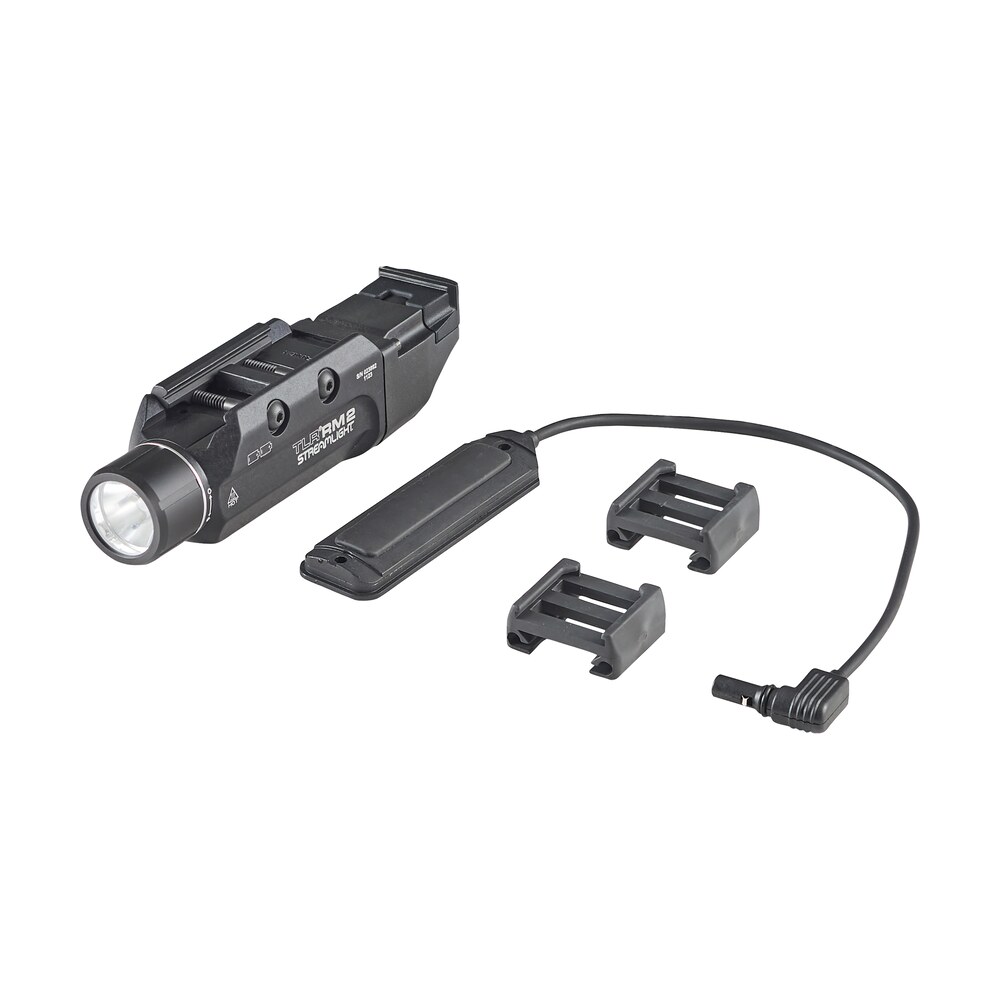 streamlight 69450 tlr 2 rm black anodized aluminum, 1,000 lumens white led bulb, 297 meters beam, picatinny rail mount Streamlight 69450 TLR-2 RM Black Anodized Aluminum, 1,000 Lumens White LED Bulb, 297 Meters Sports South item 122371