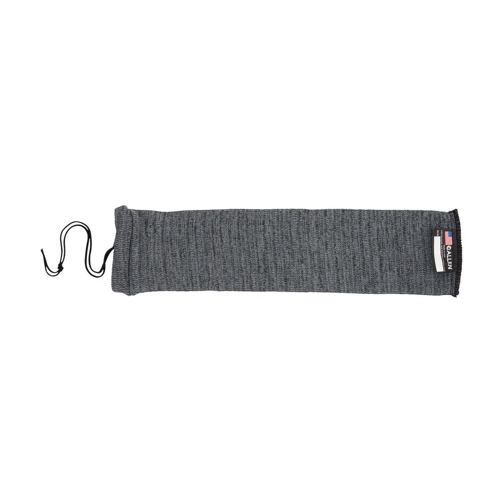 allen 1314 knit handgun sock heather gray, silicone treatment, drawstring closure for most handguns up to 14" long Allen 1314 Knit Handgun Sock Heather Gray, Silicone Treatment, Drawstring Closure for Most Sports South item 122414